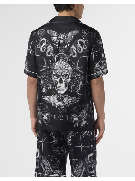 PHILIPP PLEIN PHILIPP PLEIN Koszula 29000 Czarny Regular Fit