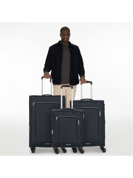 American Tourister American Tourister Komplet walizek 321342 Błękitny