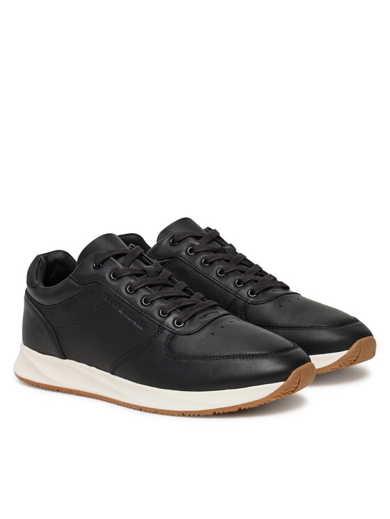 Tommy Hilfiger Tommy Hilfiger Tenisice Premium Leather Hybrid FM0FM05700 Crna
