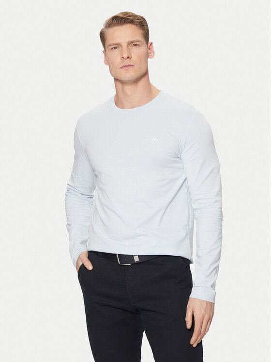 Marc O'Polo Marc O'Polo Longsleeve 520 2012 52210 Albastru celest Regular Fit
