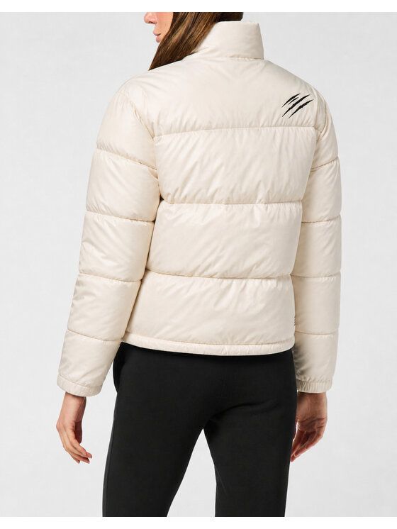 Plein Sport Plein Sport Vatovaná bunda 23985 Biela Regular Fit