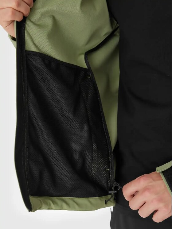 4F 4F Giacca softshell 4FWAW24TSOFM283-43S Verde Regular Fit