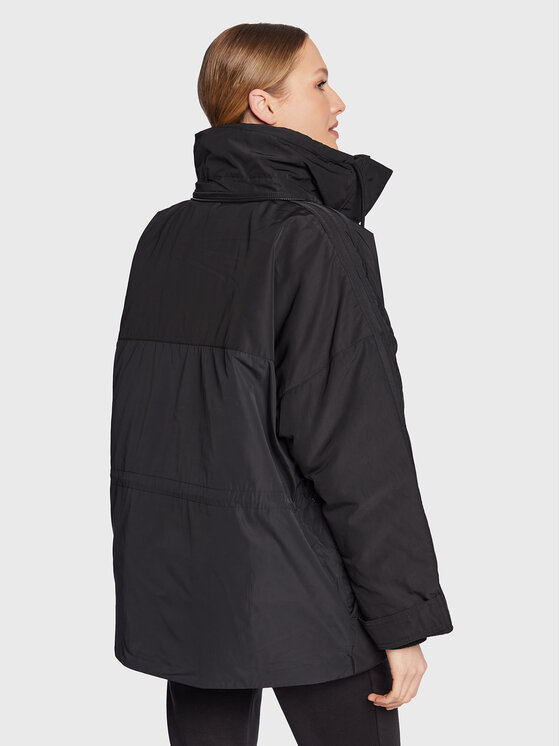 adidas adidas Átmeneti kabát HM2615 Fekete Loose Fit