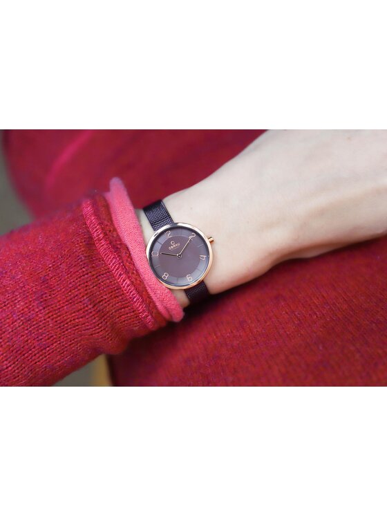 Obaku Obaku Zegarek V195LXVNMN Brązowy