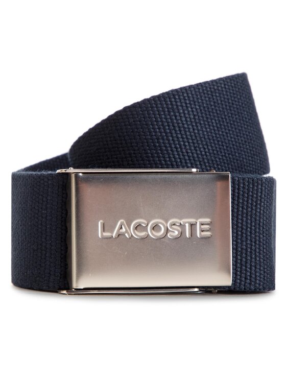 Lacoste Lacoste Pánský pásek RC2012 Tmavomodrá