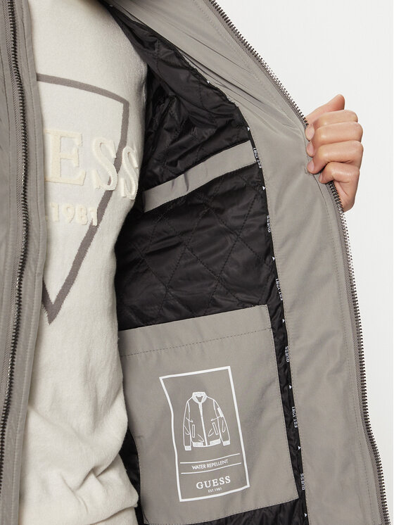 Guess Guess Яке бомбър M5RL02 WGU82 Сив Regular Fit