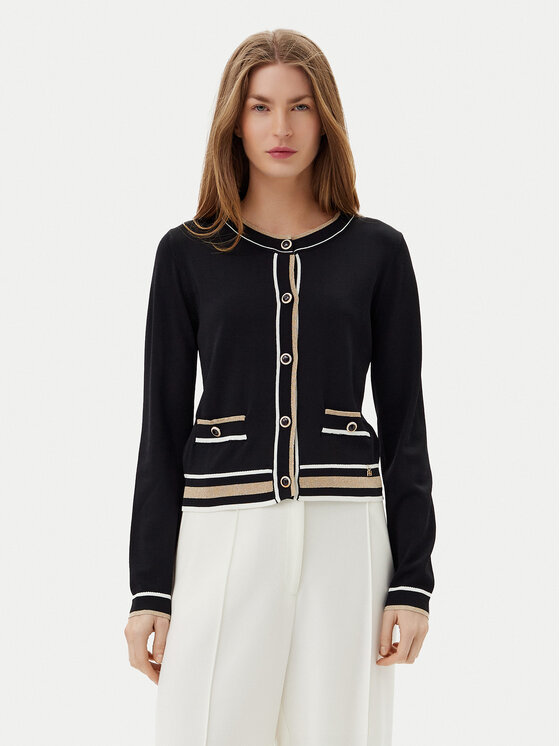 ARTIGLI ARTIGLI Kardigan ACMA001909 Crna Regular Fit