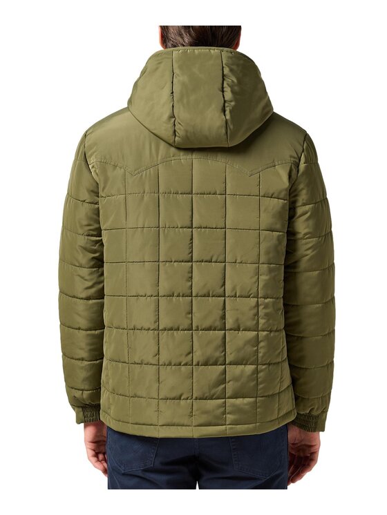 Wrangler Wrangler Giubbotto piumino 112357207 Verde Regular Fit
