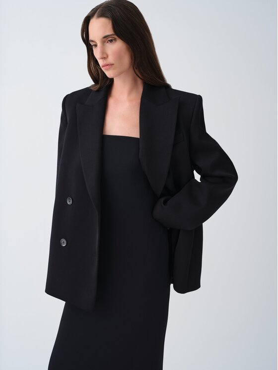 La Mania La Mania Marynarka SONA Czarny Basic Fit