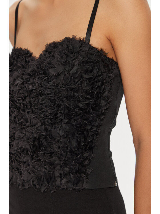 Rinascimento Rinascimento Top CFC0121147003 Negru Slim Fit