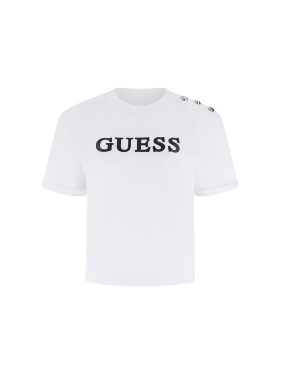 Guess Guess T-Shirt 181608 Bílá Classic Fit