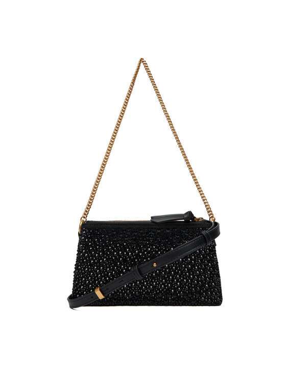 PINKO PINKO Дамска чанта Double Mini Pelle Ai 25-26 PLTT 105359 A2WF Черен