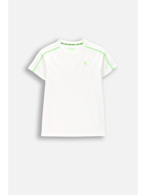 Lemon Explore Lemon Explore T-Shirt WL6143202ACB-001 Biały Regular Fit