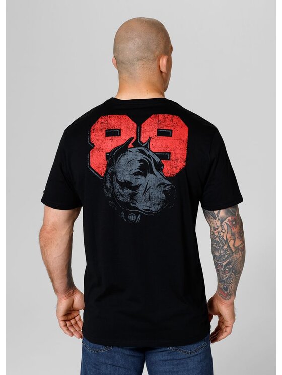 PITBULL PITBULL T-Shirt Koszulka Czarny Regular Fit