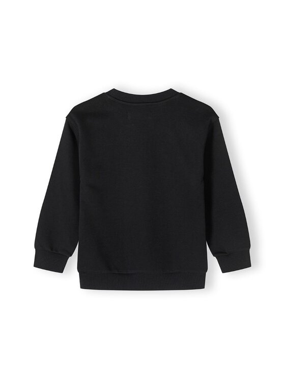 MINOTI MINOTI Bluza 23fleece13 Czarny Oversize
