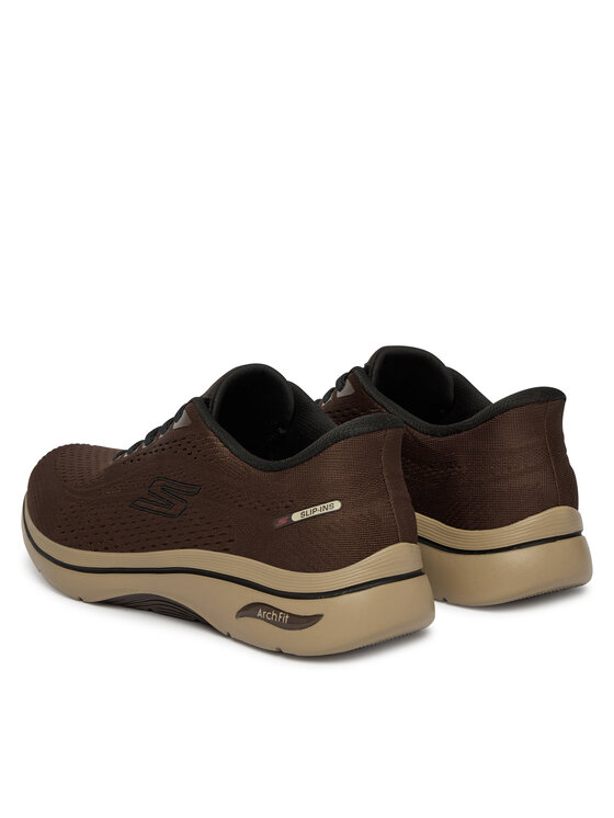 Skechers Skechers Laisvalaikio batai Go Walk Arch Fit 2.0 - Percy 216812 Tamsiai ruda