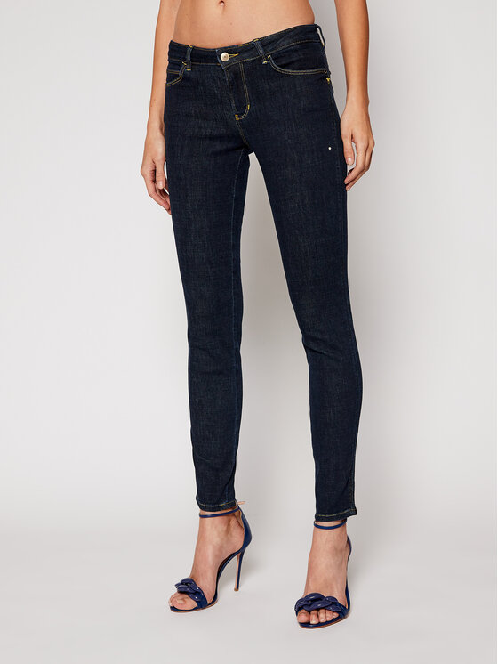 Guess Guess Jeansy Skinny Fit Curve X W1RAJ2 D4AK2 Granatowy Skinny Fit