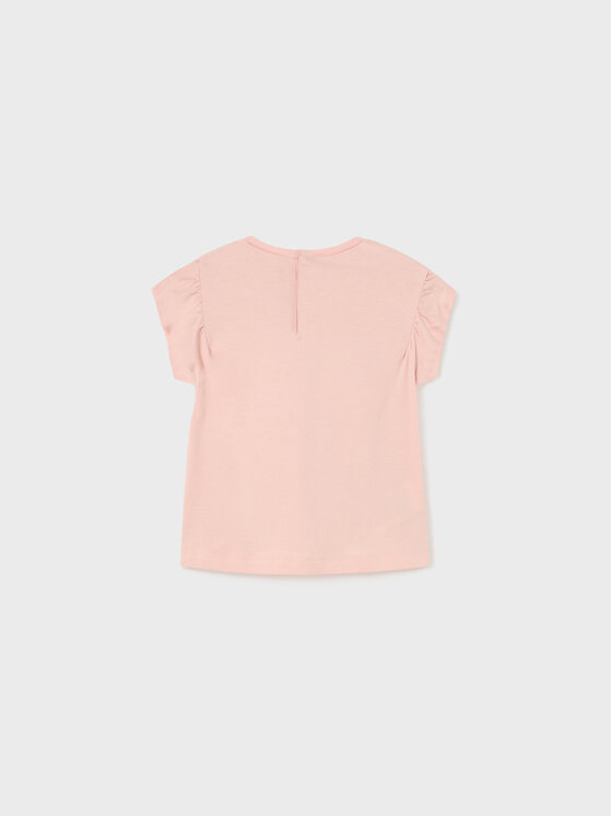 Mayoral Mayoral Тишърт 1009 Розов Regular Fit