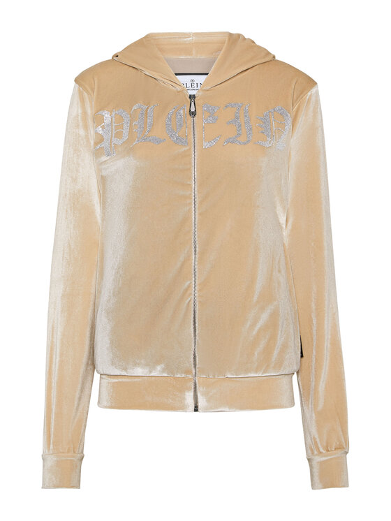 PHILIPP PLEIN PHILIPP PLEIN Bluza 9627 Beżowy Regular Fit