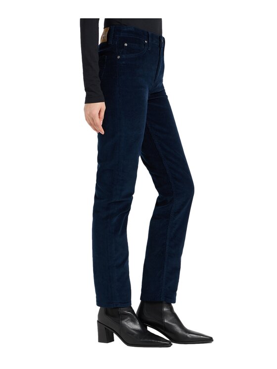 Lee Lee Spodnie materiałowe 112371094 Granatowy Slim Fit