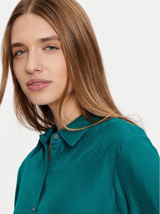 United Colors Of Benetton United Colors Of Benetton Košeľa 56YUDQ09G Tyrkysová Regular Fit