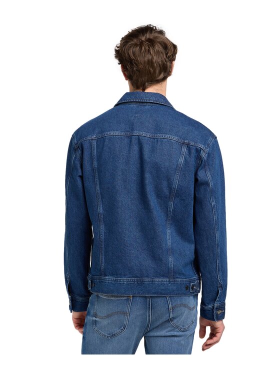 Lee Lee Kurtka jeansowa 112371312 Niebieski Relaxed Fit