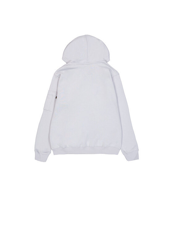 Alpha Industries Alpha Industries Mikina Alpha Puff Print Hoodie Šedá Regular Fit