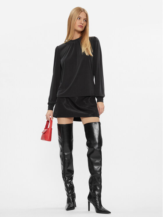 ONLY ONLY Bluse 15303795 Schwarz Regular Fit