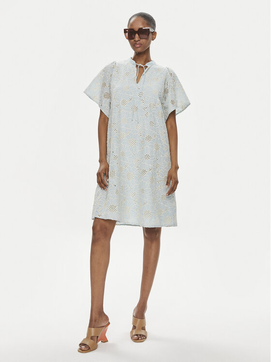 Bruuns Bazaar Bruuns Bazaar Sukienka letnia Julia BBW3948 Niebieski Relaxed Fit