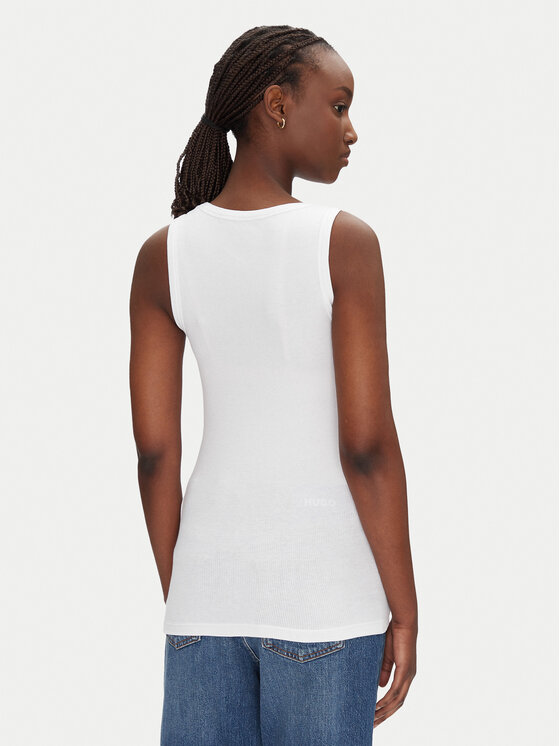 BOSS BOSS Top C_Ematite 50547548 Valge Slim Fit