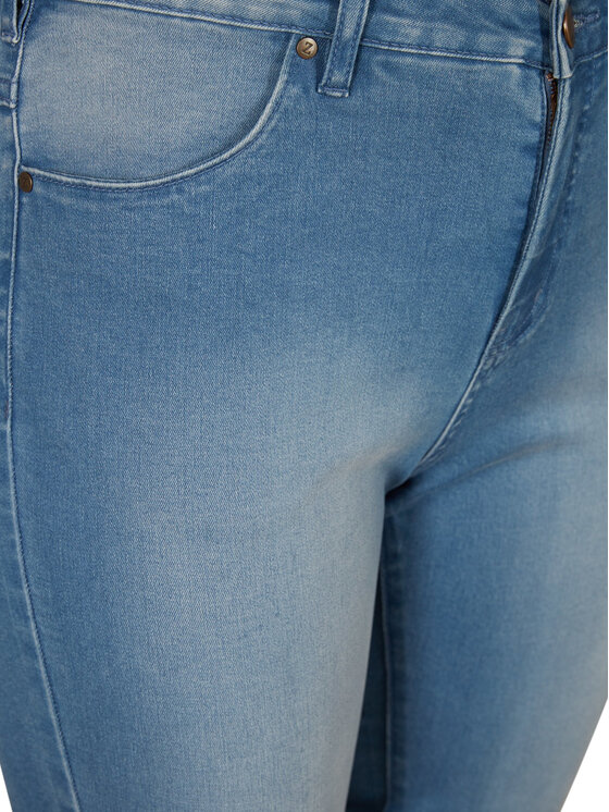 Zizzi Zizzi Kapri bikses O10305H Zils Slim Fit