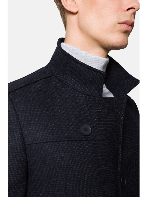 Lancerto Lancerto Płaszcz zimowy KR090223000016 Granatowy Regular Fit