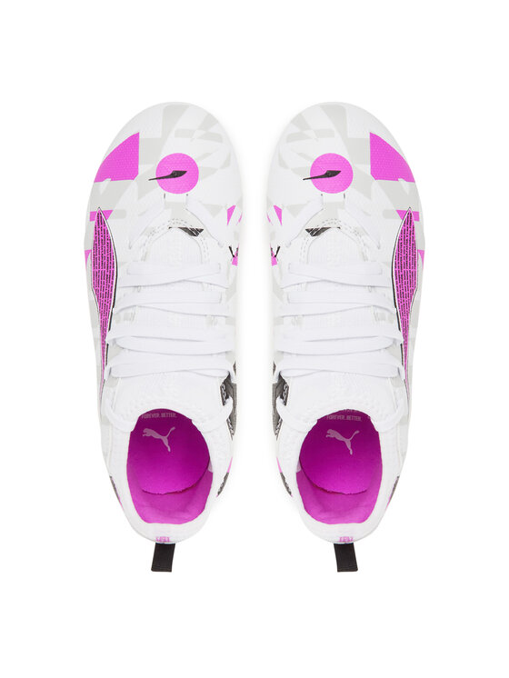 Puma Puma Ghete pentru fotbal Ultra 5 Match Forever Fg/Ag Jr 108413 01 Alb