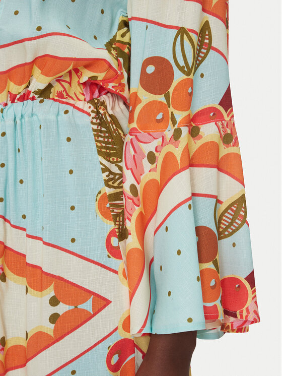 Maaji Maaji Obleka za na plažo Floral Groove Joy PT2472CPO010 Pisana Relaxed Fit