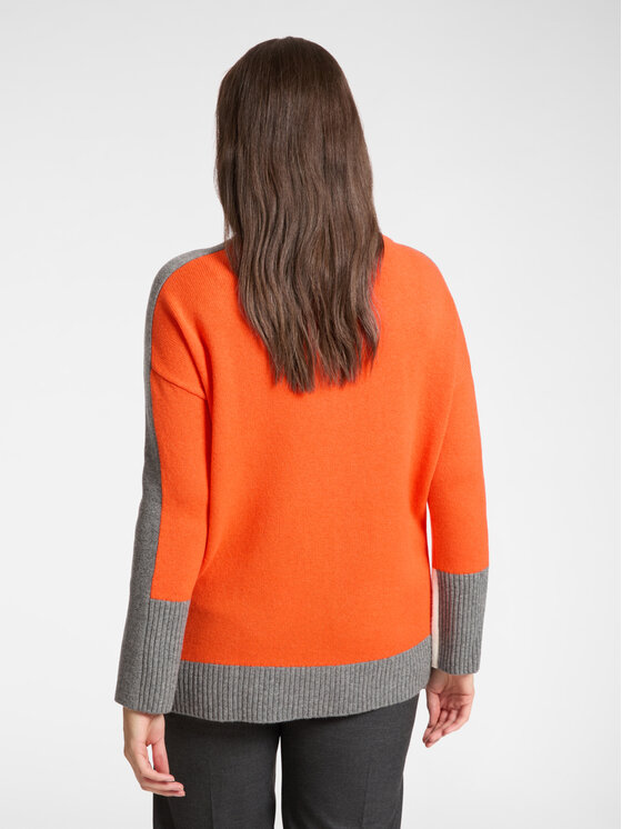 Elena Mirò Elena Mirò Maglione M446E001863N0B1 Arancione Regular Fit