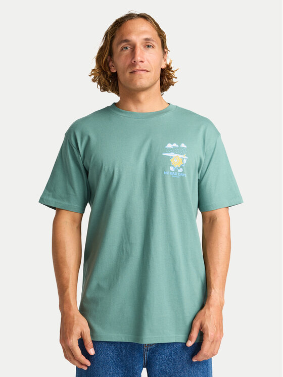 Billabong Billabong T-shirt Gimmicks EBYZT00363 Verde Regular Fit