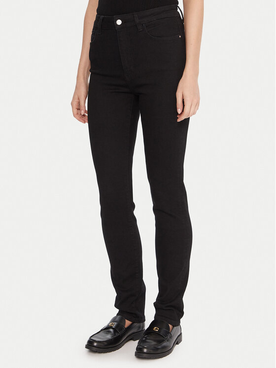 BOSS BOSS Jeansy State 50546342 Černá Slim Fit