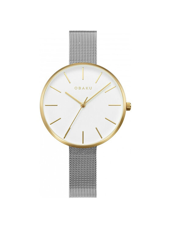 Obaku Obaku Zegarek V211LXGIMC1 Srebrny