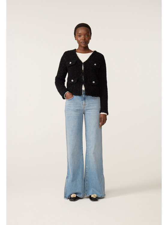 Fabienne Chapot Fabienne Chapot Kardigan 6803-509-177 Czarny Regular Fit