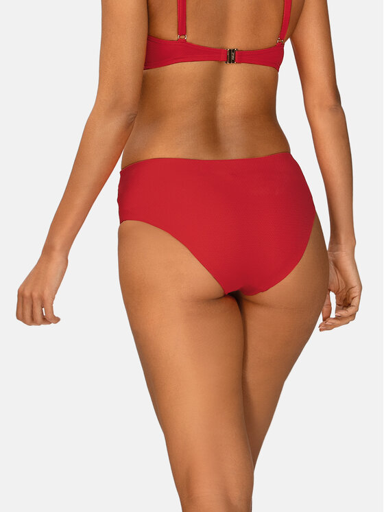 Feba Feba Dół od bikini FD164E Czerwony