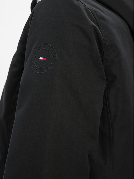 Tommy Hilfiger Tommy Hilfiger Parka WW0WW39864 Czarny Regular Fit