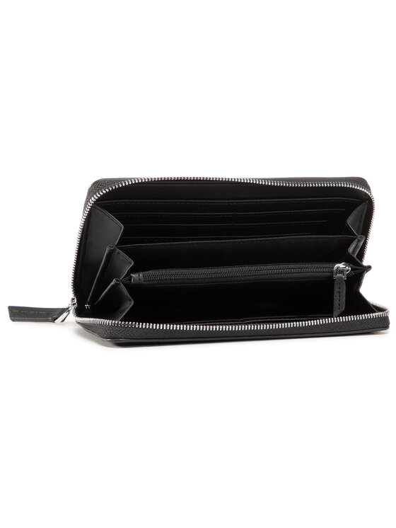 Calvin Klein Calvin Klein Portofel Ck Must Ziparound Lg K60K606698 Negru