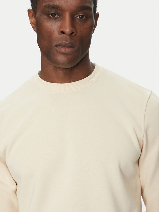 INDICODE INDICODE Sweatshirt Fence 50-411 Beige Regular Fit