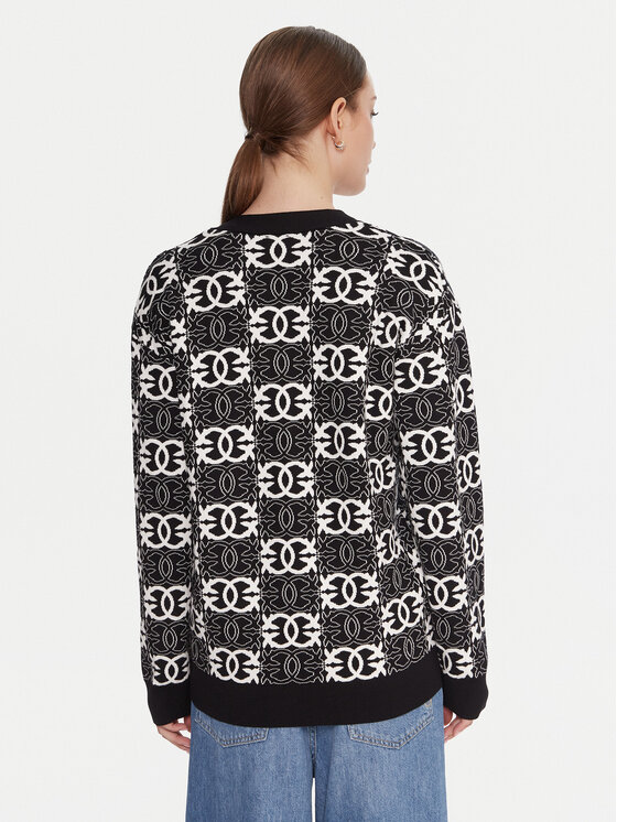 PINKO PINKO Кардиган Half Breed 106042 A2YD Чорний Regular Fit