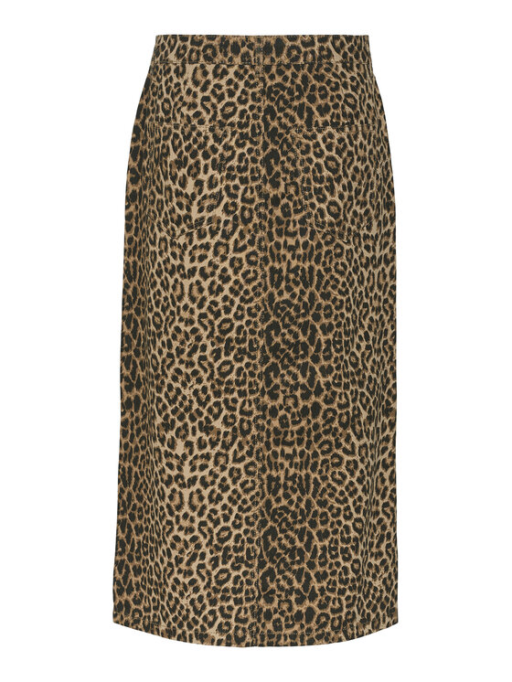 Vero Moda Vero Moda Farmer szoknya Veri 10331065 Barna Regular Fit