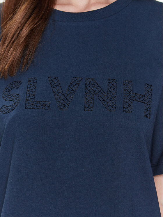 Silvian Heach Silvian Heach T-shirt GPP23126TS Plava Regular Fit