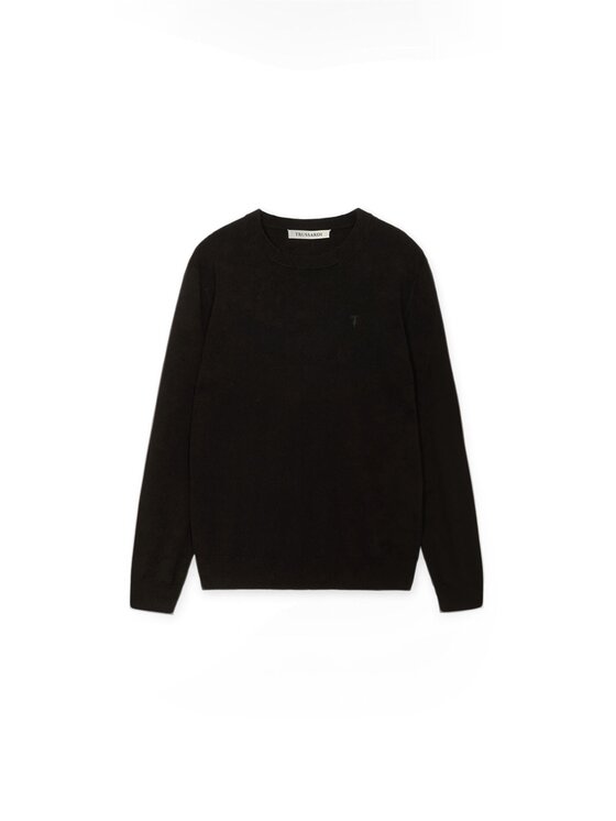 Trussardi Trussardi Sweter M0168000077N033 Czarny Regular Fit