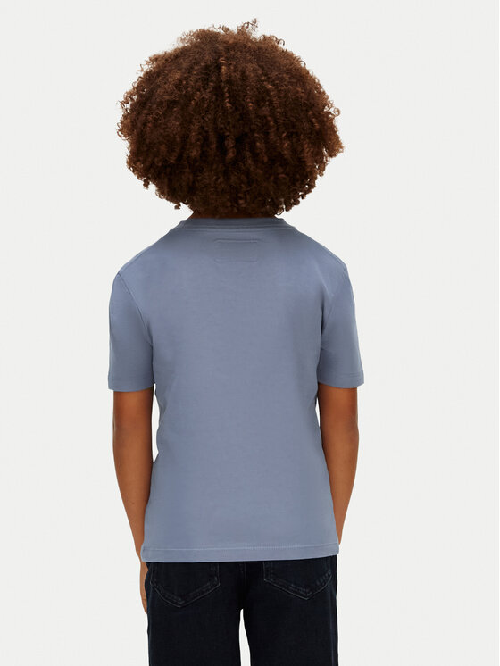 Calvin Klein Jeans Calvin Klein Jeans T-Shirt Chest Monologo LV1CKSJA32 Modrá Regular Fit