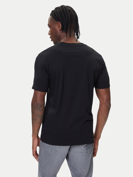 HUGO HUGO T-särk Didug 50548557 Must Regular Fit