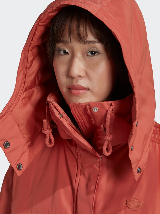 adidas adidas Prechodná bunda Parka HK5248 Oranžová Loose Fit